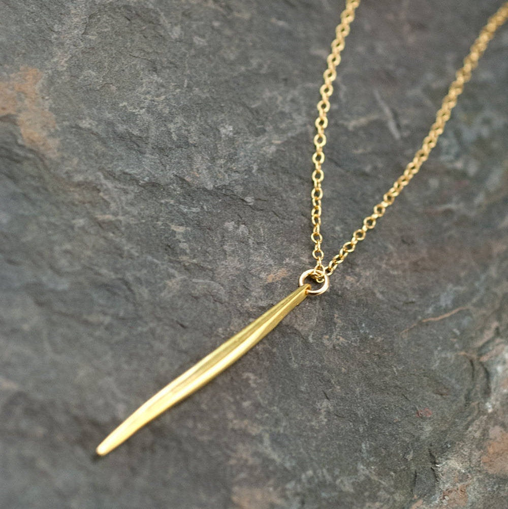 Layered Necklace Set of 3, Satellite Chain Choker, Dainty Genuine Gemstone Bar Necklace, Spike Bar Drop Necklace, Statement Jewelry Gifts