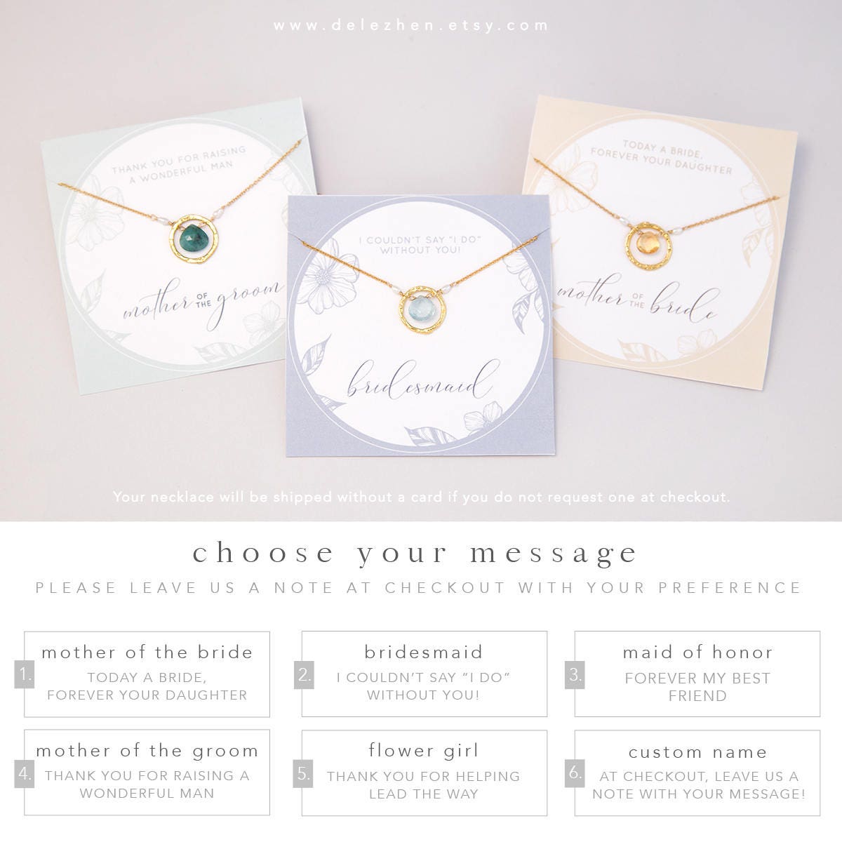 Solitaire Birthstone Necklaces, Genuine Gemstone Drop Circle Charm Necklace, Personalized Tiny Crystal Pendant, Simple Bridesmaid Gifts