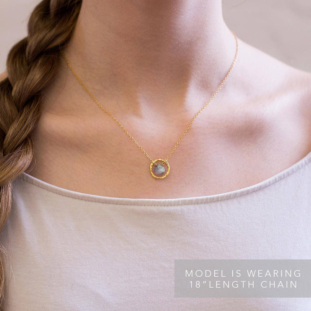 Maid of Honor Proposal Necklace Card, Dainty Rose Gold Chain, Crystal Birthstone Drop, Something Blue Bridal Jewelry, Bridesmaid Thank You