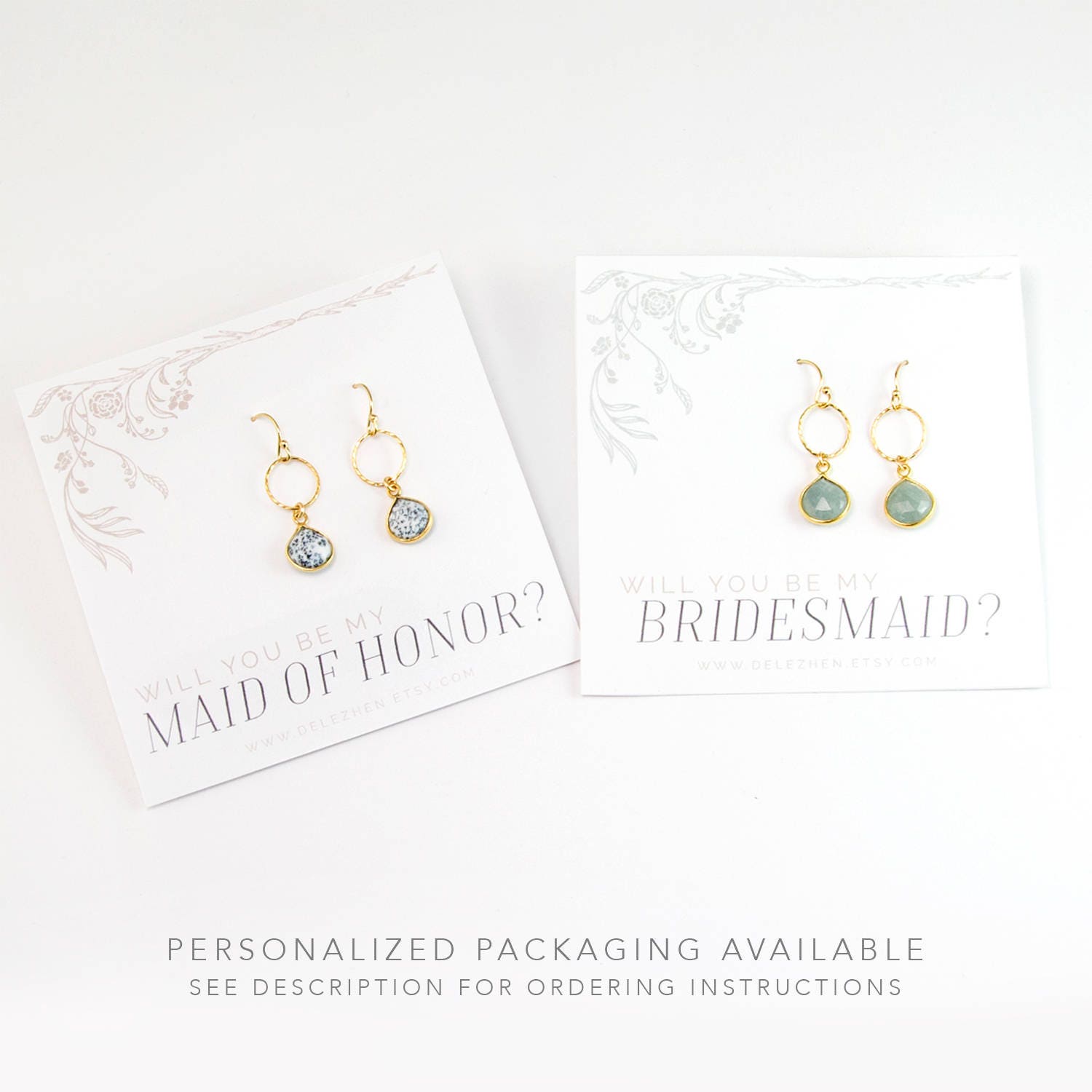 Natural Aquamarine Minimalist Earrings, Delicate Gemstone Circle Drop Earrings, Genuine Gemstones, Bridal Shower Gift, Tear Drop Earrings