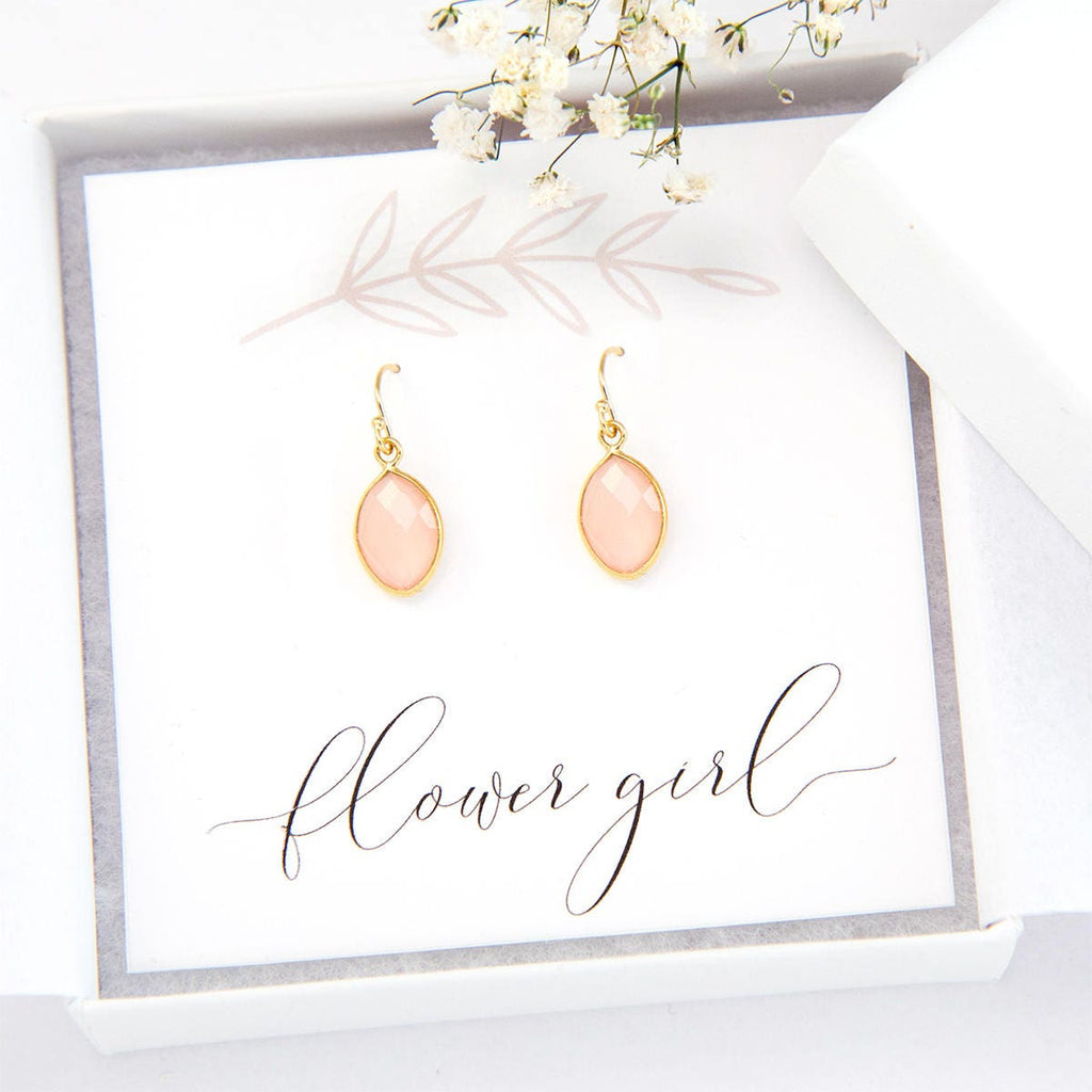Raw Emerald Earrings, May Birthstone Earrings, Small Drop Earrings, Marquise Earring, Bridesmaid Gift, Birthday Gift, Gemstone Earrings