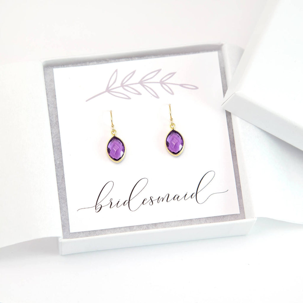 Raw Emerald Earrings, May Birthstone Earrings, Small Drop Earrings, Marquise Earring, Bridesmaid Gift, Birthday Gift, Gemstone Earrings