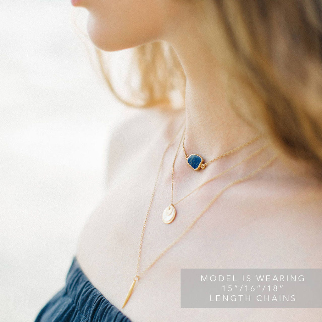 Green Emerald Stone Necklace, Emerald Necklace Gold, May Birthstone Gift, Dainty Chain, Simple Green Stone Pendant, Gift Ideas, NK-GS