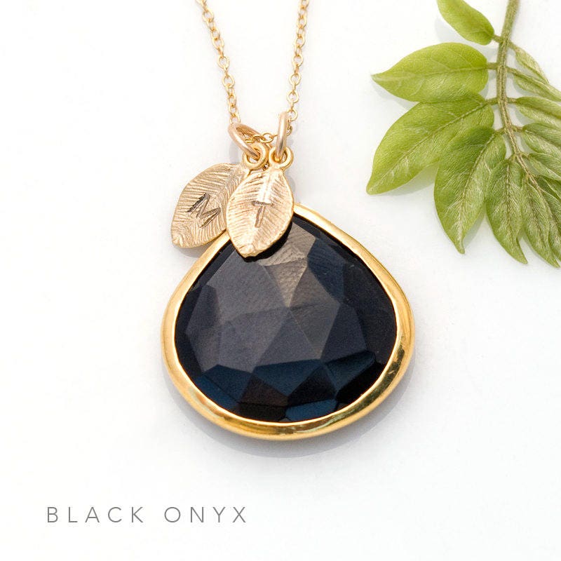 Blue Topaz Necklace, Personalized Birthstone Necklace, December Birthday Gift, Holiday Gift Ideas, Keepsake Jewelry, NK-20