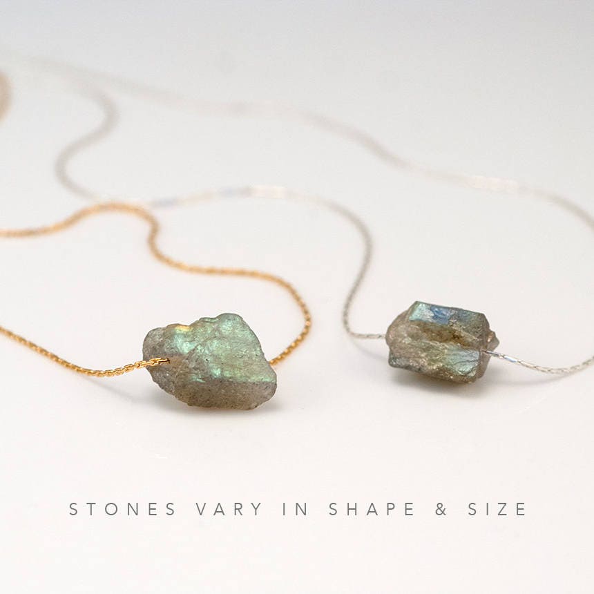 Natural Raw Crystal Necklace, Rose Gold Chains, Rough Crystals, Minimal Stone Choker, Layering Necklace, Aquamarine March Birthstone Gift