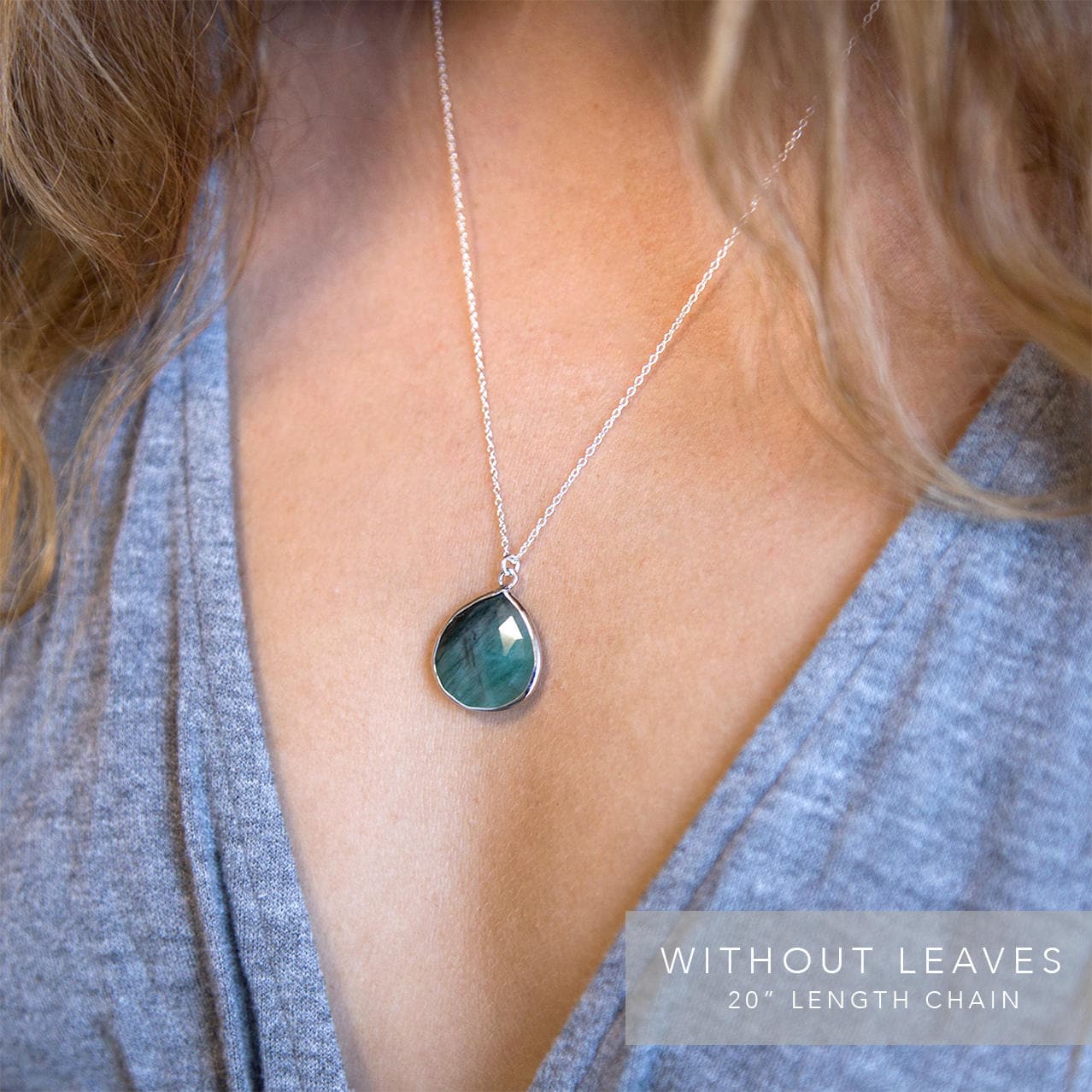 March Birthstone Necklace, Custom Gifts, Tear Drop Pendant, Personalized Initial Necklace, New Mom Necklace, Aqua Blue Chalcedony, NK-20