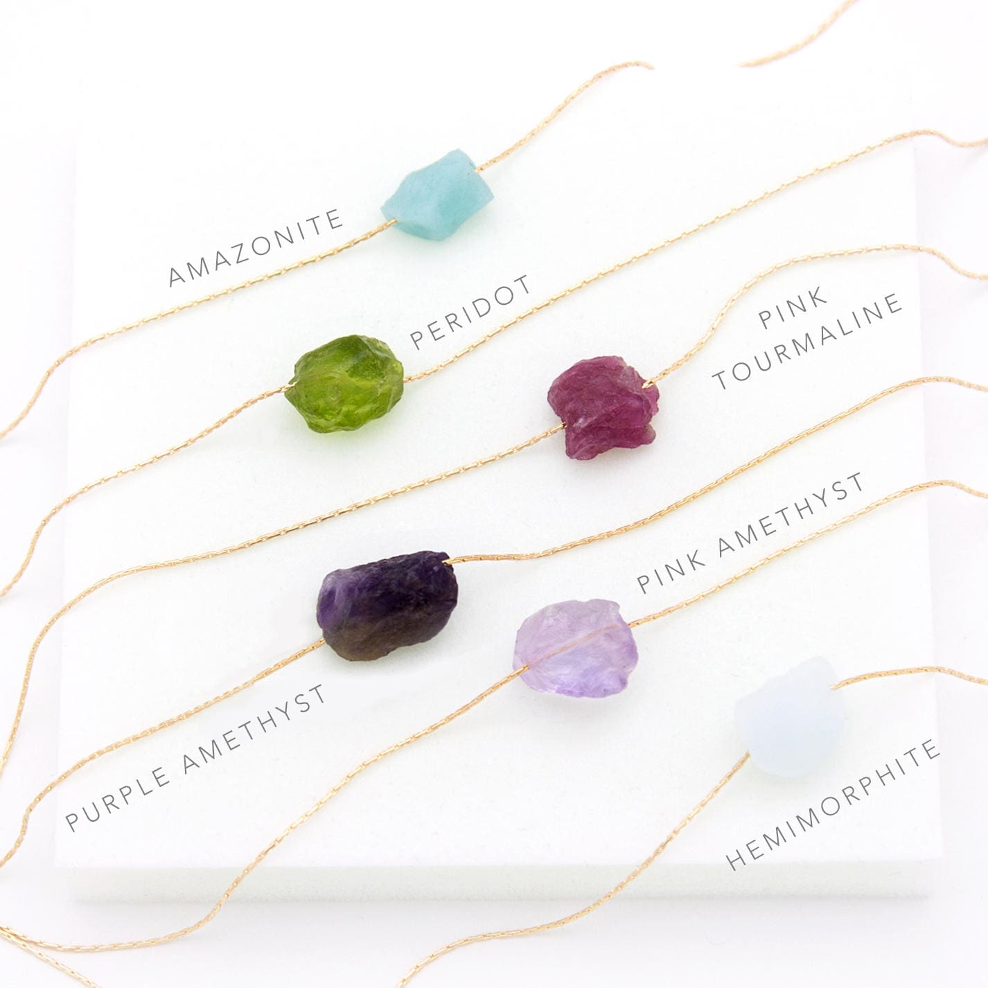 Natural Gemstone Necklace, Crystal Choker, Aquamarine Necklace, Simple Gift for Her, Bridesmaid Gift, Raw Crystal Necklace, Handmade Jewelry
