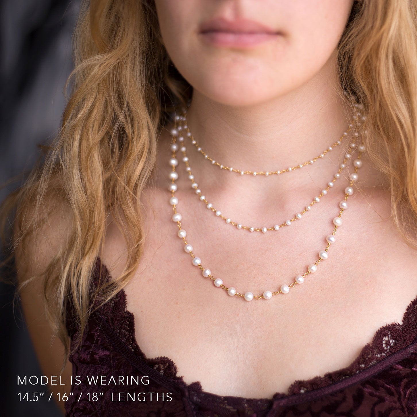 Modern Freshwater Pearl Necklace, Dainty Summer Choker, Simple Beaded Choker, June Birthstone, Gifts for Bridesmaid, Pearl Bridal Necklace