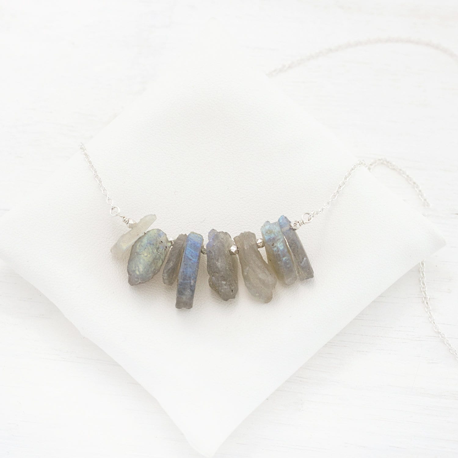 Raw Crystal Necklaces, Gemstone Bib Necklace, Statement Necklace, Yogi Gift, Boho Stone Necklace, Stone Jewelry, Rough Cut Stones