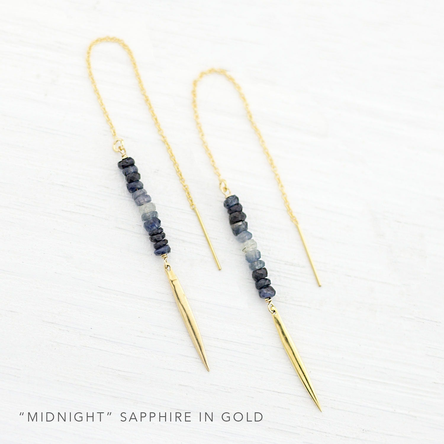 February Birthstone Earrings, Amethyst Ombre Bar Threaders, Birthday Gift for Her, Crystals, Beaded Drop Earrings, Rose Gold, Silver