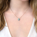 Labradorite Point Necklace, Flashy Geometric Labradorite Pendant, Boho Satellite Chain Necklace, Natural Genuine Gemstone, Arrowhead Silver