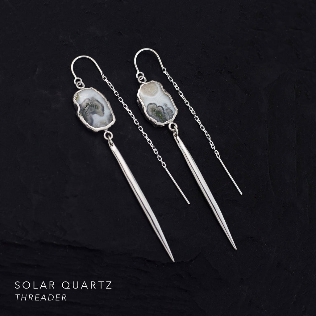 Natural Emerald Gemstone Earrings, Raw Emerald, May Birthstone Gift, Modern Geometric Spike Earrings, Simple Edgy Jewelry, Summer Statement