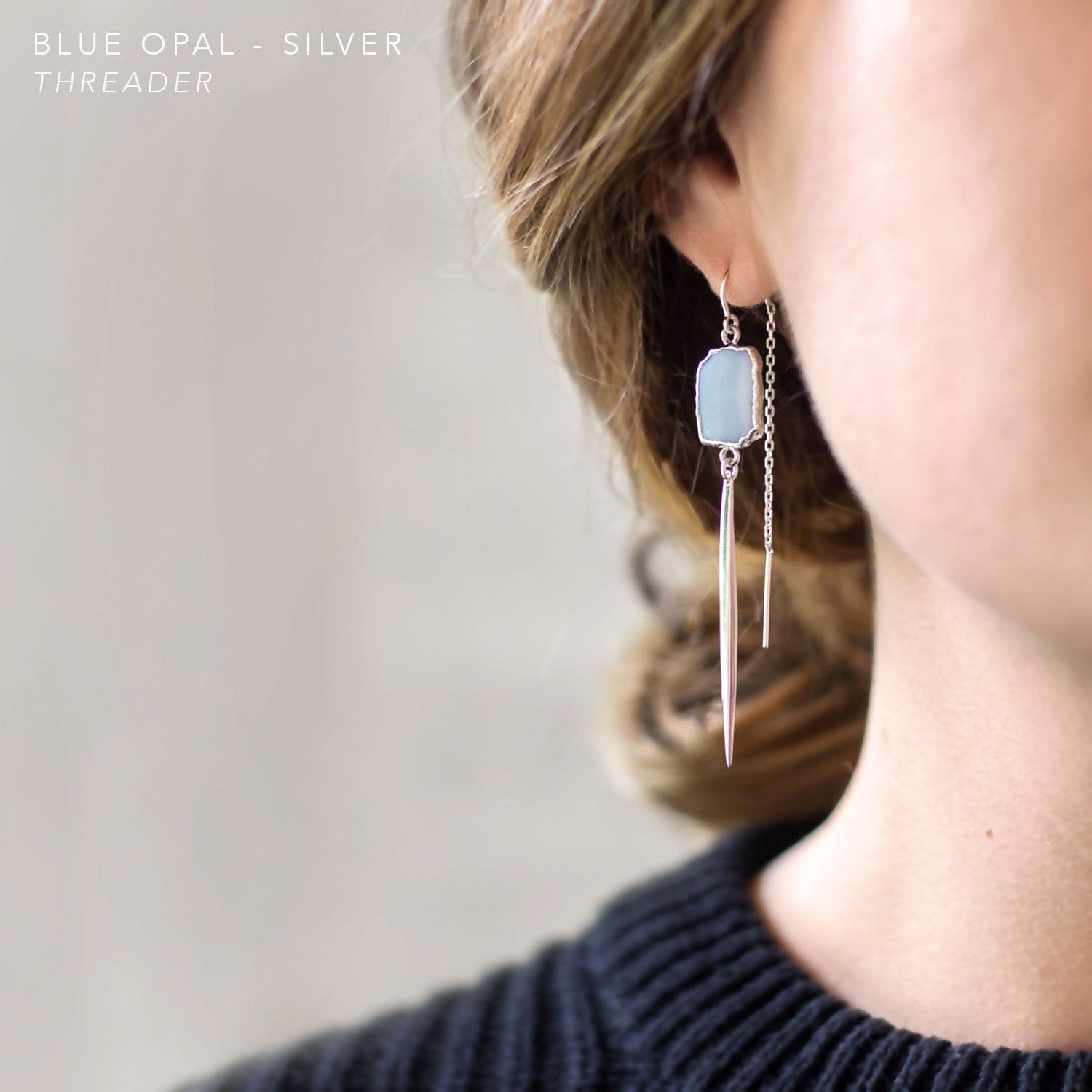 Natural Emerald Gemstone Earrings, Raw Emerald, May Birthstone Gift, Modern Geometric Spike Earrings, Simple Edgy Jewelry, Summer Statement