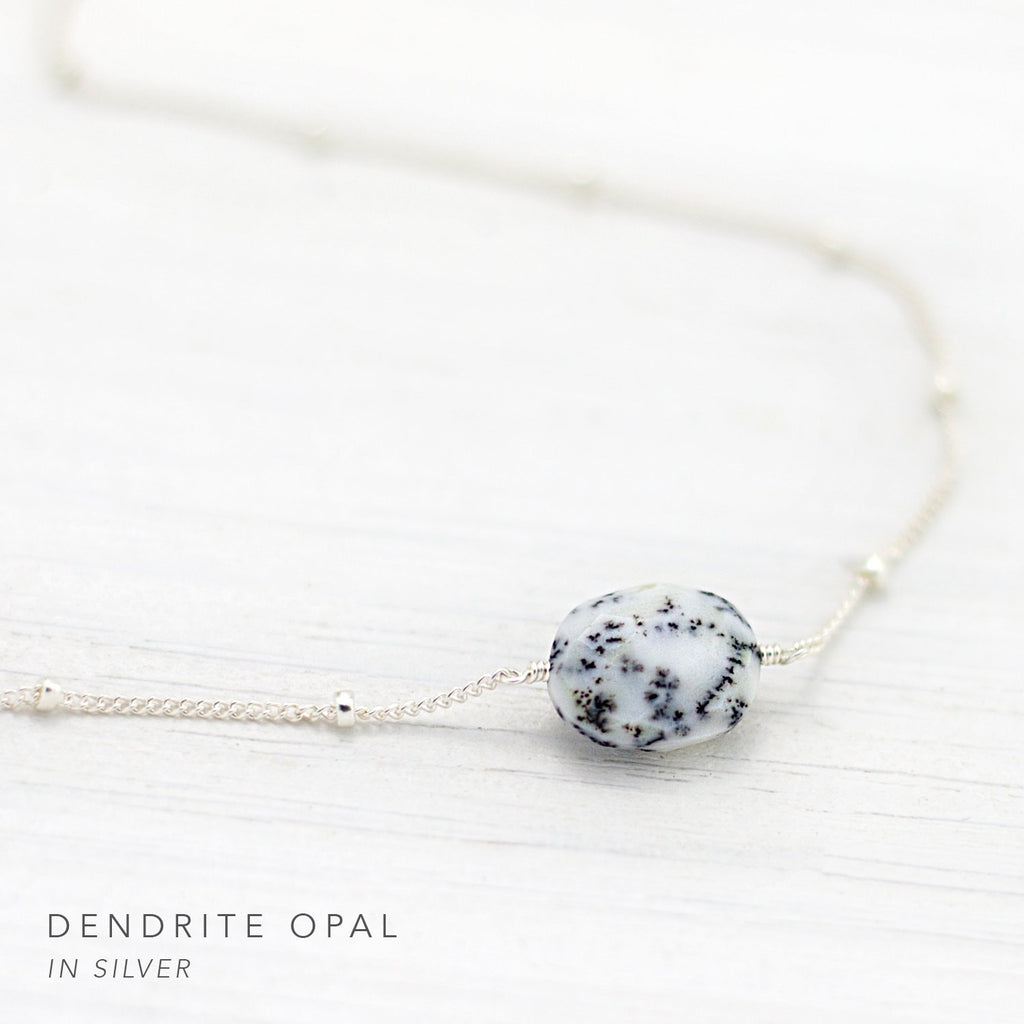 Dainty Stone Pendant, Turquoise Necklace Silver, Tiny Gemstone Choker, Gold Filled Satellite Chain, Gift for Sisters/ Friends, Boho Layering