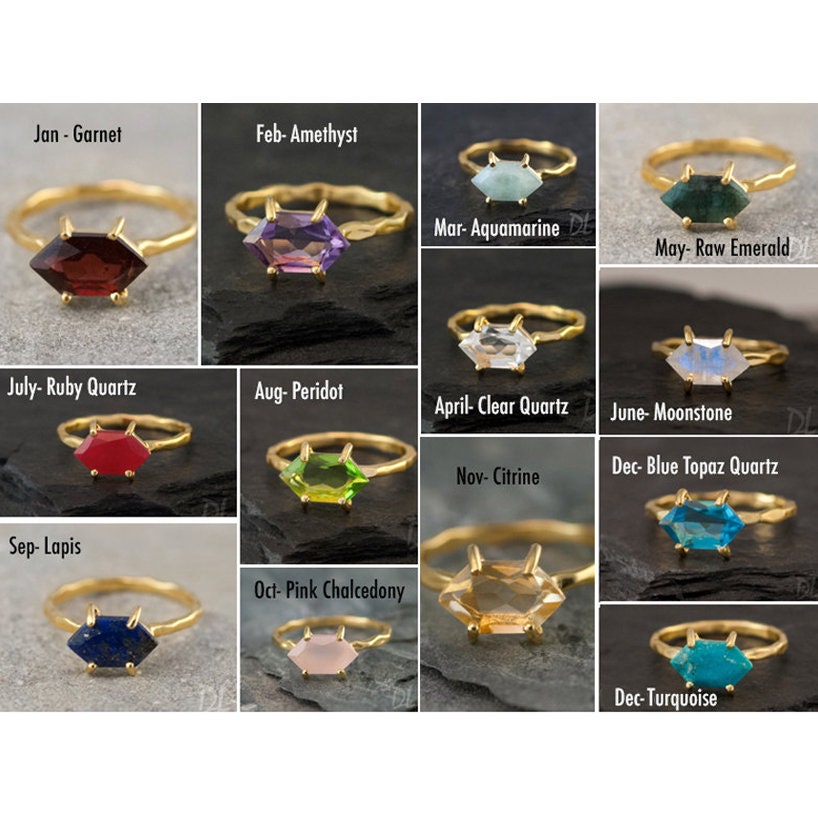 Gemstone Ring, Simple Solitaire Ring, Birthstone Ring, Stackable Birthstone Ring, Marquise Ring, Prong Set Ring, Dainty Ring, RG-MQ