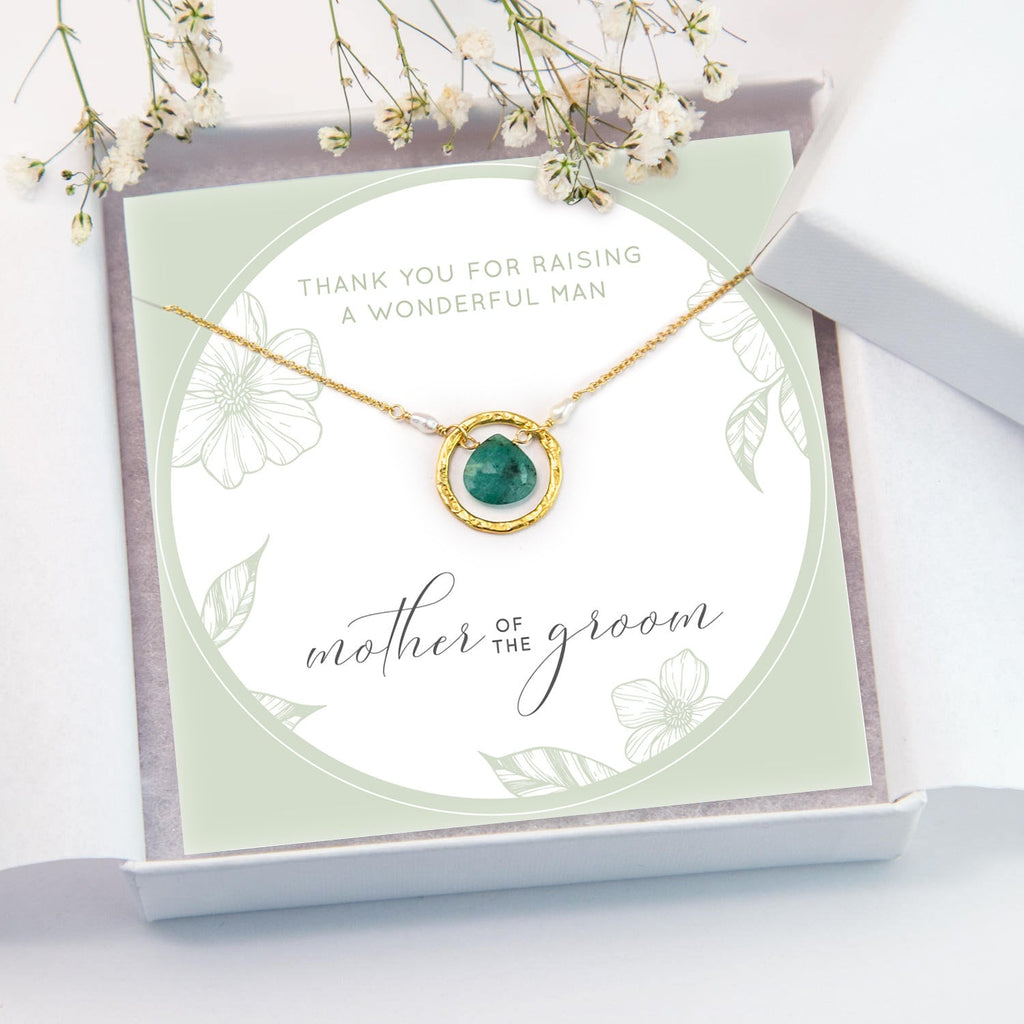 Solitaire Birthstone Necklaces, Genuine Gemstone Drop Circle Charm Necklace, Personalized Tiny Crystal Pendant, Simple Bridesmaid Gifts