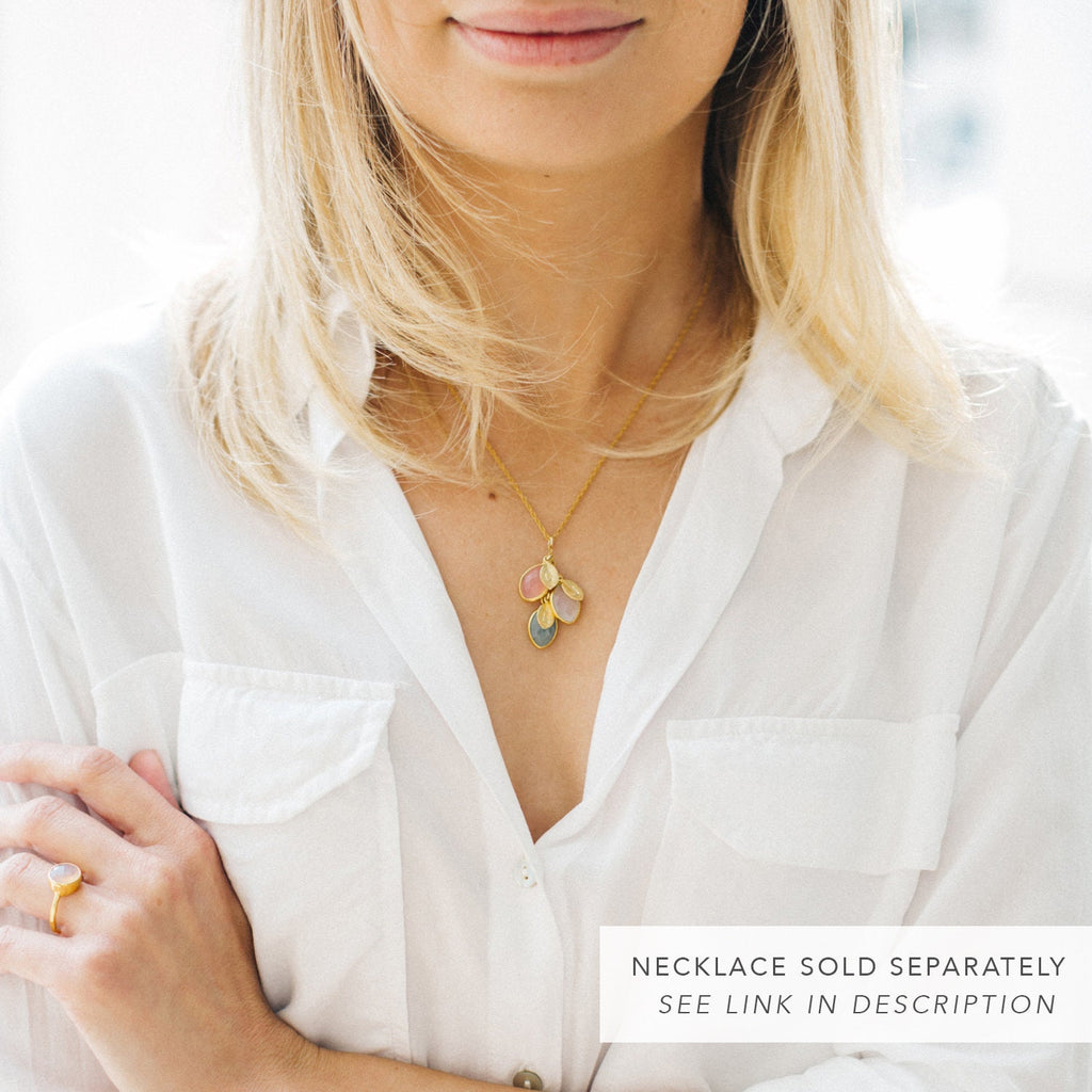 Aqua Blue Drop Earrings, Gold Framed Gemstone, March Birthday Gift, Minimalist Jewelry, Dainty Stone, Bridesmaids Jewelry, Aqua Blue