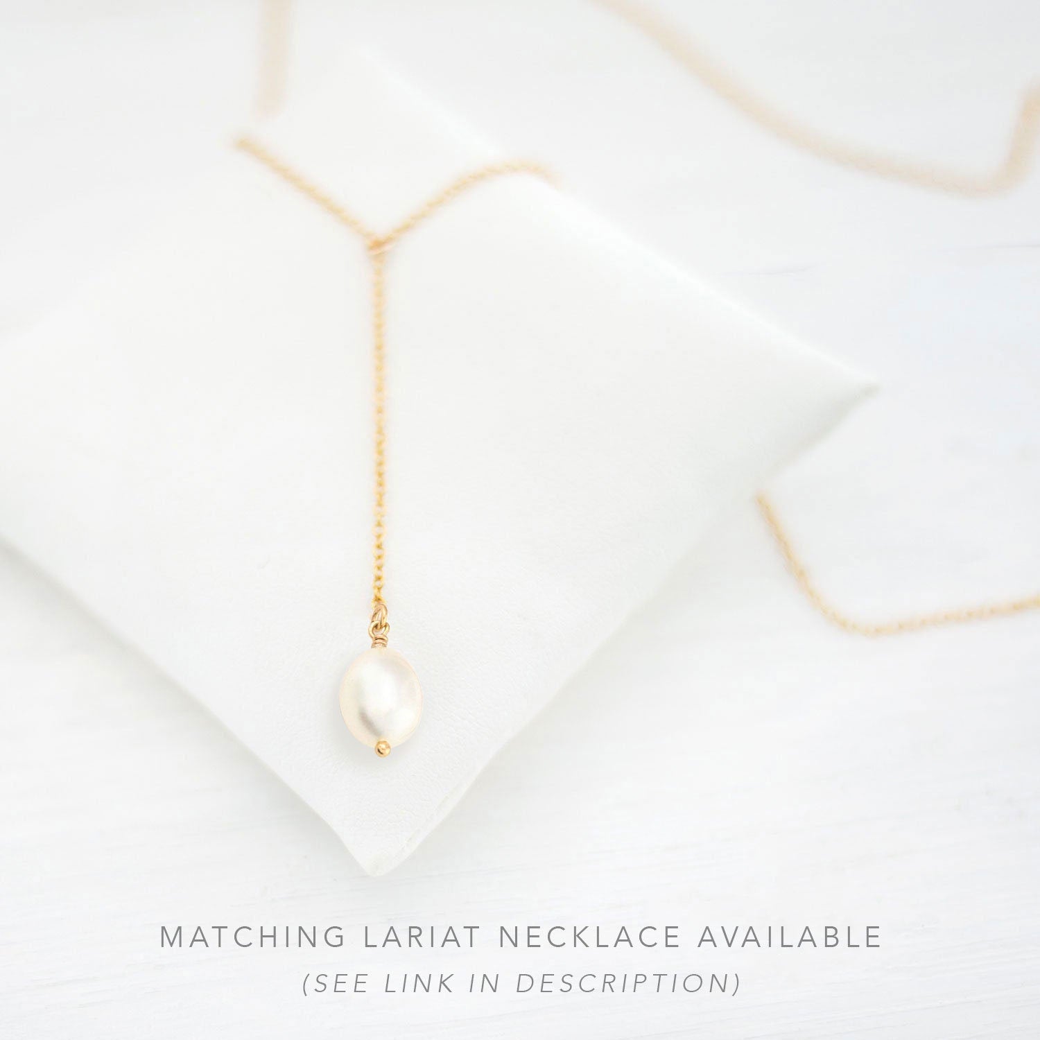 Freshwater Pearl Drop Threader Earrings, 14k Gold Filled, Bridesmaid Pearl Earrings, Long Pearl Earrings, Pearl Dangle, Gift for Girlfriend