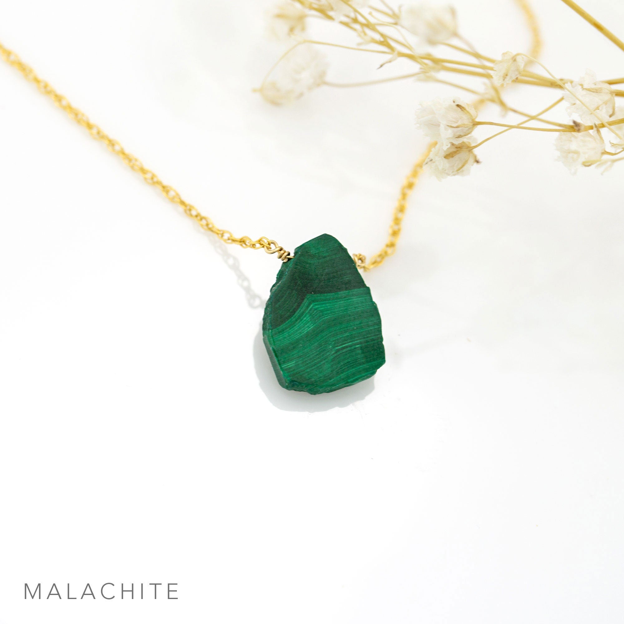 Raw Emerald Slice Necklace, May Birthstone Gift, Dainty Gold Filled Chain, Genuine Gemstone Pendant, Boho Layering Necklace, Minimalist Gift