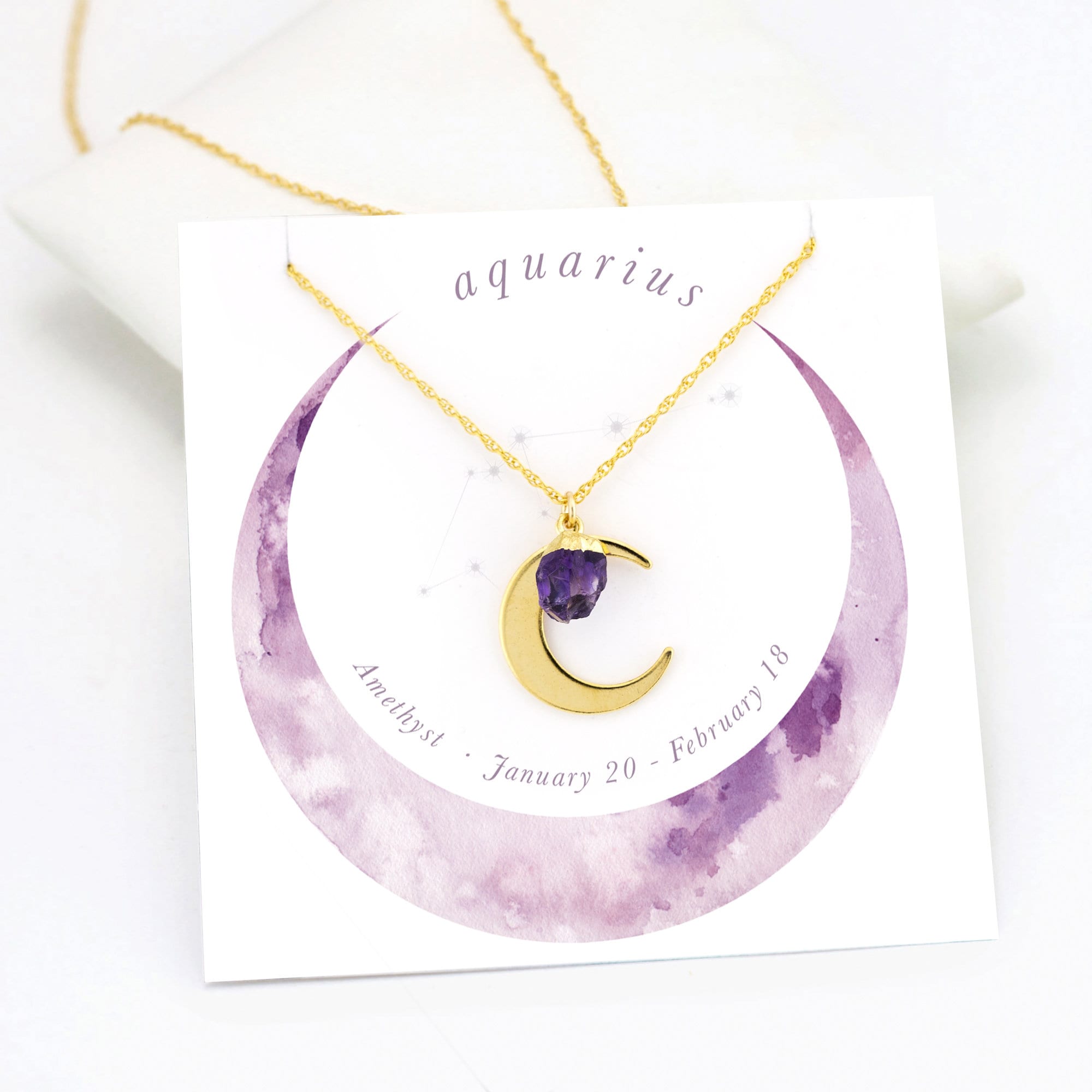 Aries Necklace, Zodiac Necklace, Celestial Jewelry, Raw Crystal Pendant Necklace, Horoscope Jewelry Gift, 14k Gold Filled Chain,