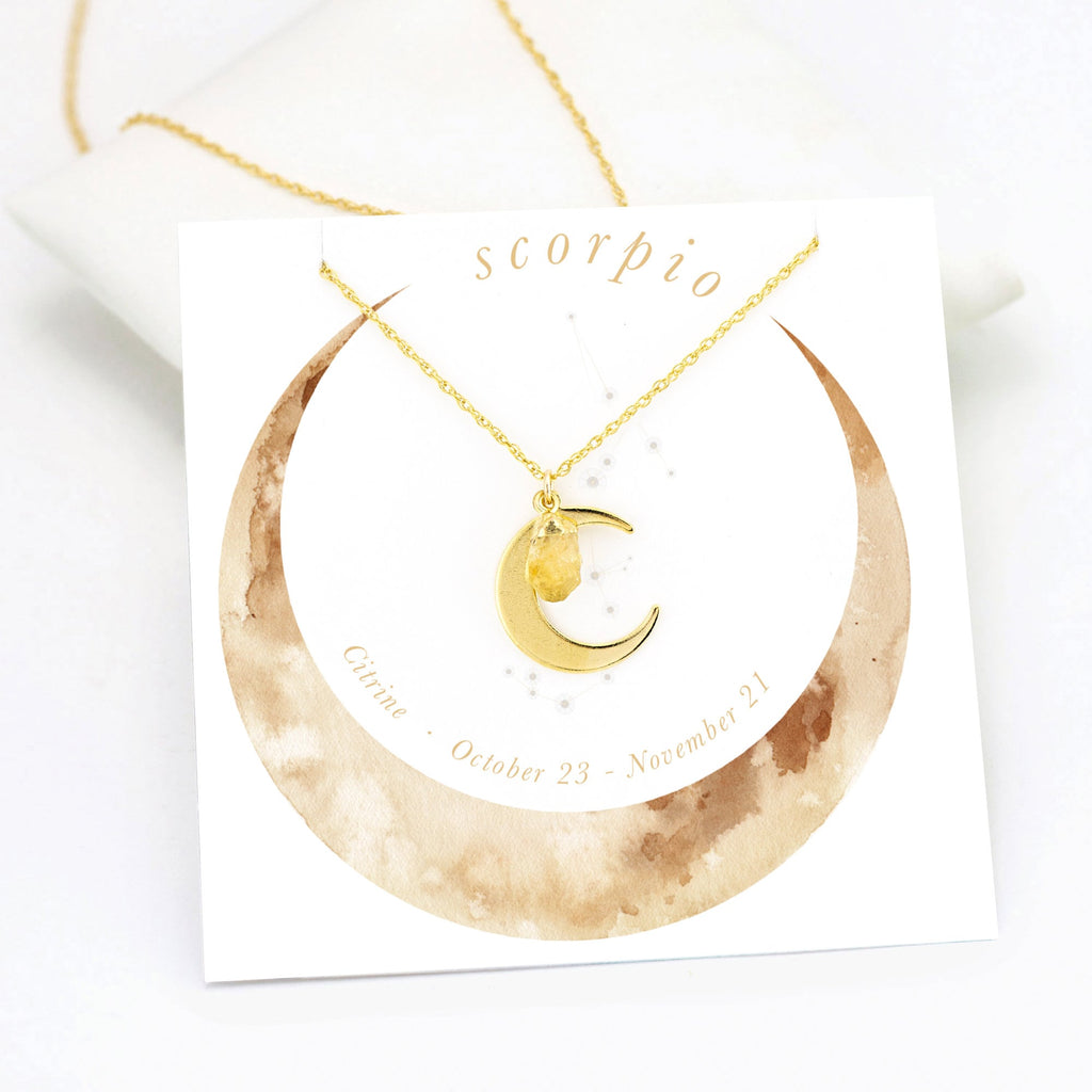 Sagittarius Horoscope Gift Necklace, Simple Turquoise Necklace, Bridal Party Jewelry, Celestial Gift, Crescent Moon Necklace,Graduation Gift