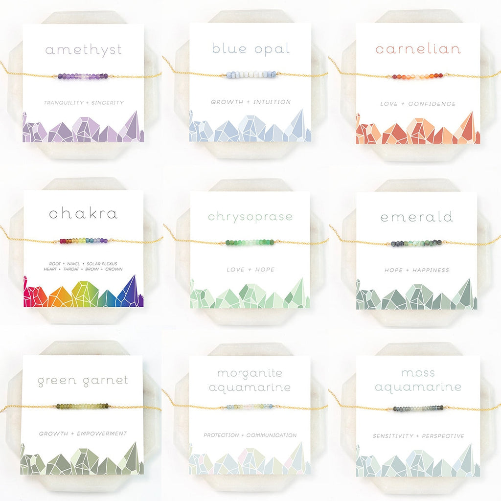 Chakra Gift Necklace, 7 Chakras Balancing Necklace, Crystal, Yoga Jewelry, Chakra Stones, Rainbow Necklace, Boho Necklace,