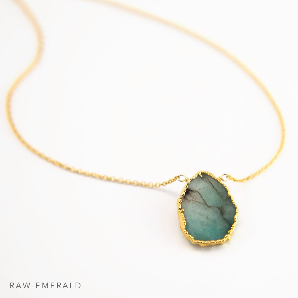 Gemstone Slice Pendant Necklace, Layered Necklaces, Electroformed Slice, Gold Necklace, Layering Jewelry, Boho Jewelry, Framed Stone