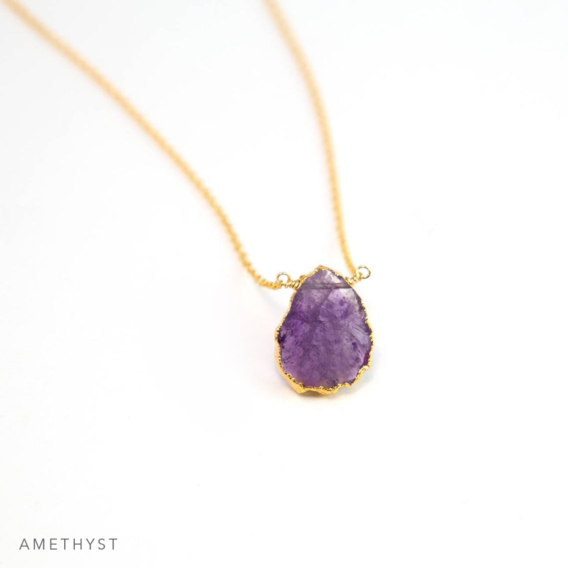 Opal Gemstone Slice Pendant, Dendrite Opal Gold Filled Chain, Marble Necklace, Minimalist Natural Stone, Layering Necklace Boho Gift for Her
