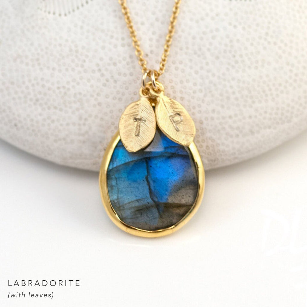 London Blue Topaz Necklace, December Birthstone Necklace, Keepsake Gift for Sister, Minimalist Tear Drop Stone, Handmade Something Blue Gift