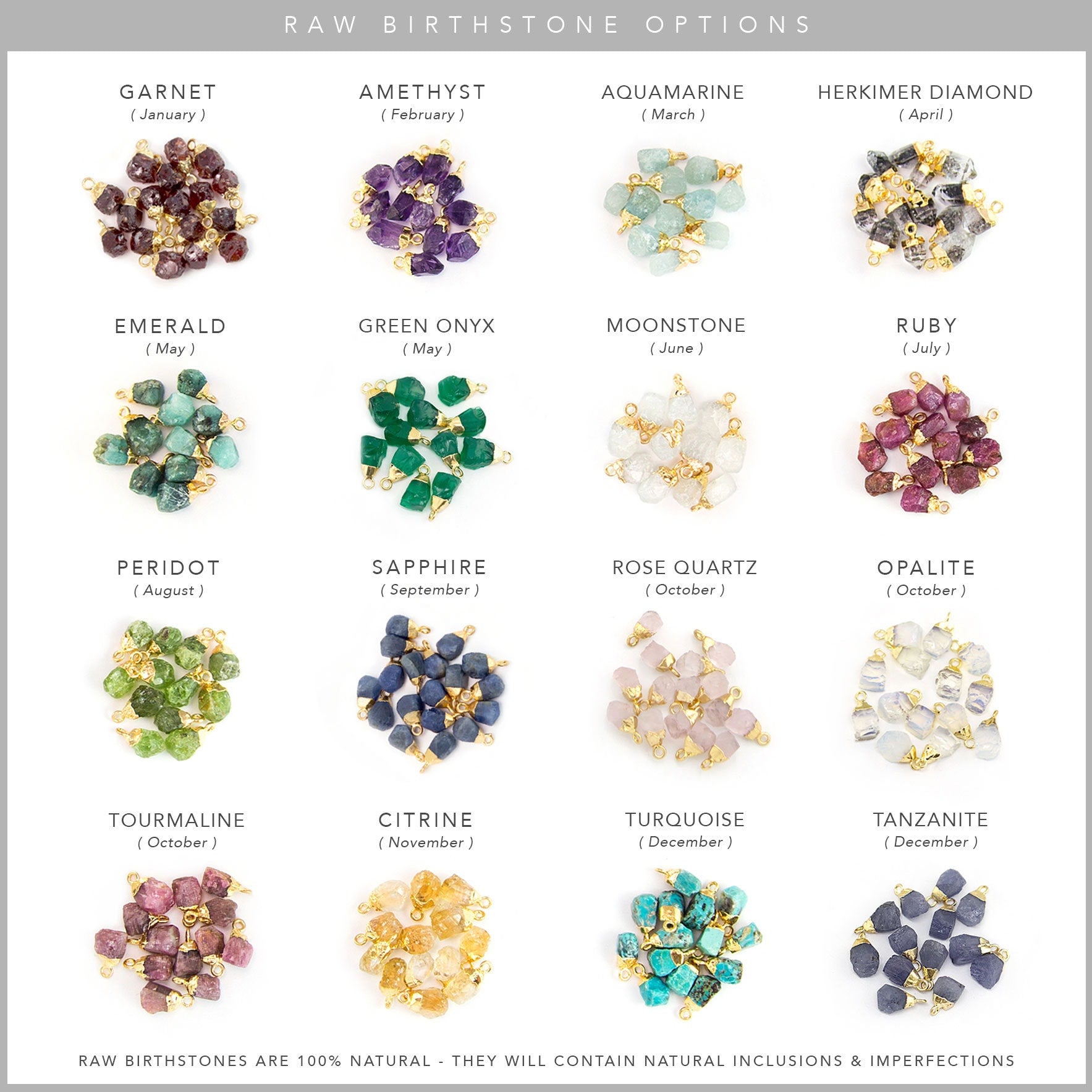 Custom Raw Birthstone Necklace, Personalized Mothers Gift, Raw Crystals, Gold Filled Chain, Birthday Gift from Daughter, New Mom Gift