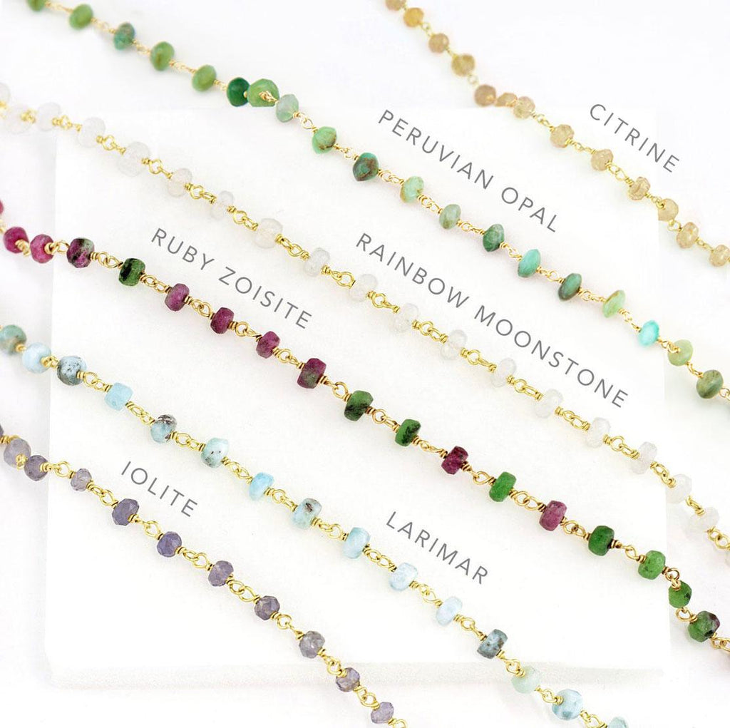 Real Opal Necklace, Toggle Clasp October Birthstone Necklace, Beaded Rosary Chain Layering Choker, Summer Jewelry Trends, Genuine Gemstones