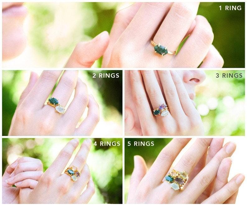 Gemstone Ring, Simple Solitaire Ring, Birthstone Ring, Stackable Birthstone Ring, Marquise Ring, Prong Set Ring, Dainty Ring, RG-MQ